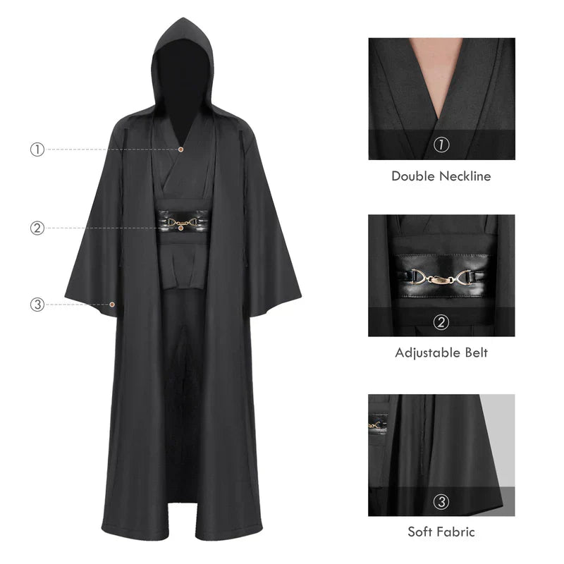 Black Cosplay Tunic Outfit