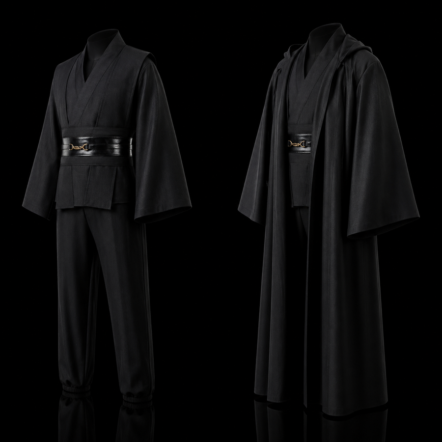 Black Cosplay Tunic Outfit