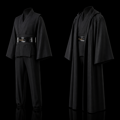 Black Cosplay Tunic Outfit